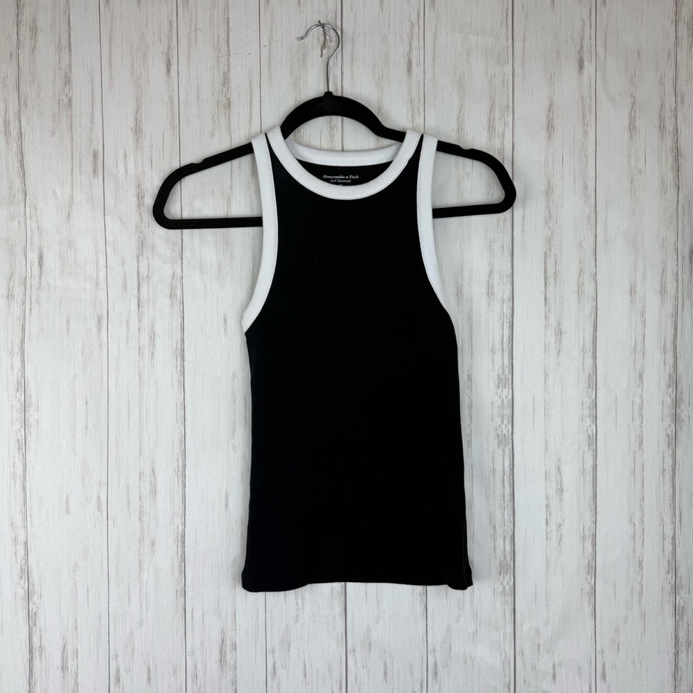 Abercrombie and Fitch XS Black and White Tank Top